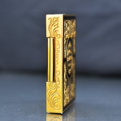 Set Quà Tặng Bật lửa ST Dupont sơn mài hoa văn cổ điển D214