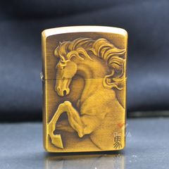 Bật lửa xăng đá Zorro Vỏ Dày Khắc Hình 3D Z902S-H