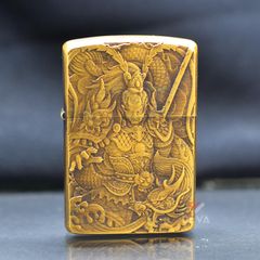 Bật lửa xăng đá Zorro Vỏ Dày Khắc Hình 3D Z902S-H