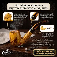 Tẩu thạch nam Atlas Jaune Chacom N42C