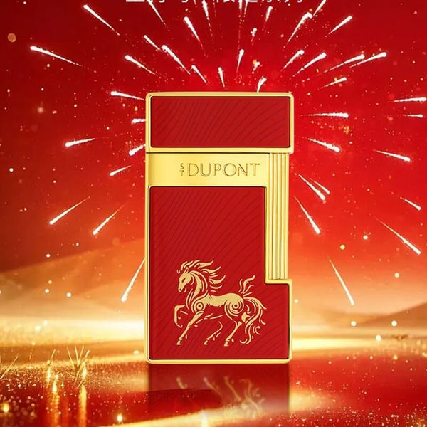 Bật lửa S.T. Dupont Slimmy - Red Horse 2026 ngựa DPK17