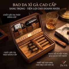 Bao 4 khay kèm bật lửa và dao cắt Lubinski YJA 60007