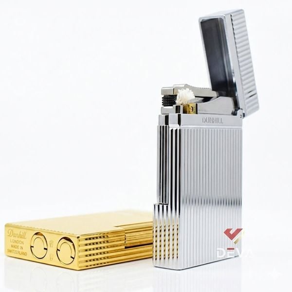 Dupont Hồng Kông Xăng Đá Kẻ Dọc Vân Sóng Nổi D68-DX