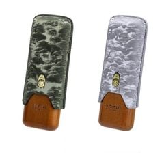 Bao da 2 điếu ống gỗ Lubinski YJA 50029