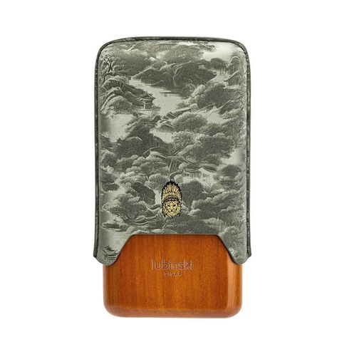 Bao da 3 điếu ống gỗ Lubinski - Mã: YJA-50030