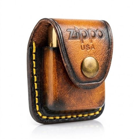 Bao Da Bật Lửa Zippo Chất Liệu Da Bò Cao Cấp BD01