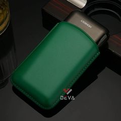 Bao da đựng Cigar Honest loại 3 điếu kèm khăn chuyên dụng BCD091