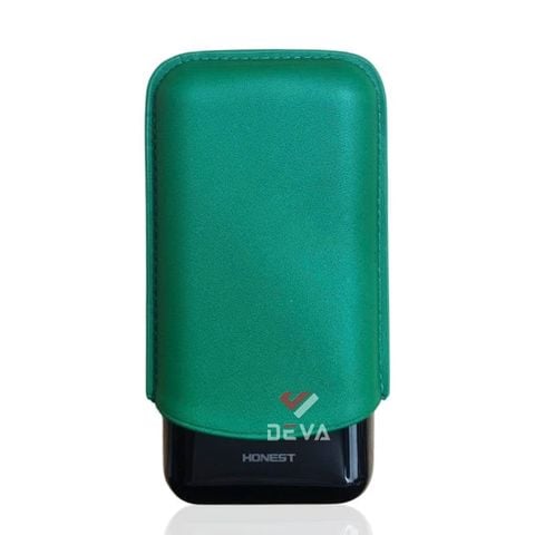 Bao da đựng Cigar Honest loại 3 điếu kèm khăn chuyên dụng BCD091