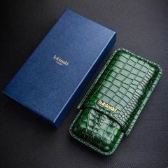 Bao da Cigar đựng 3 điếu xì gà lubinski YJA 50015