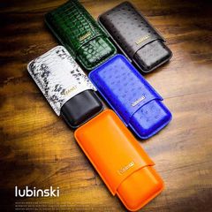 Bao da Cigar đựng 3 điếu xì gà lubinski YJA 50015