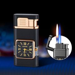 Bật lửa kèm đồng hồ và 2 chế độ lửa