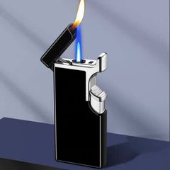 Bật lửa chính hãng ngăn chứa gas lộ thiên 2 phong cách lửa HB231