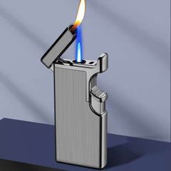 Bật lửa chính hãng ngăn chứa gas lộ thiên 2 phong cách lửa HB231