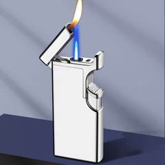 Bật lửa chính hãng ngăn chứa gas lộ thiên 2 phong cách lửa HB231