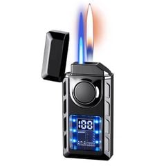 Bật lửa gas sạc điện 2 kiểu lửa đèn LED TH-633