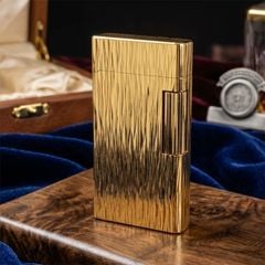 Bật Lửa Caran d'Ache Thụy Sĩ - Bọc Vàng Cao Cấp - Cơ Chế Đánh Lửa Ngang Độc Đáo - Đẳng Cấp Thượng Lưu