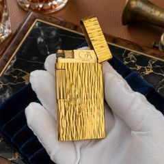 Bật Lửa Caran d'Ache Thụy Sĩ - Bọc Vàng Cao Cấp - Cơ Chế Đánh Lửa Ngang Độc Đáo - Đẳng Cấp Thượng Lưu