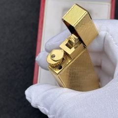 Cartier bọc vàng dày 5 cạnh hoa văn CA06