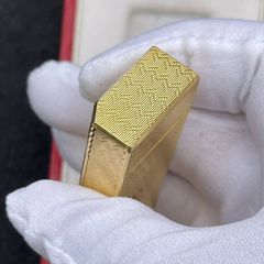 Cartier bọc vàng dày 5 cạnh hoa văn CA06