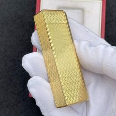 Cartier bọc vàng dày 5 cạnh hoa văn CA06