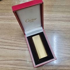 Cartier Chính Hãng Bọc Vàng Vân Tròn  CA24