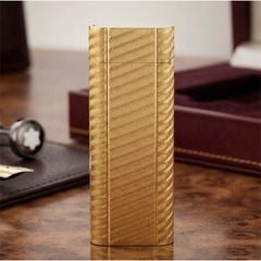 Cartier Chính Hãng Bọc Vàng Vân Tròn  CA24
