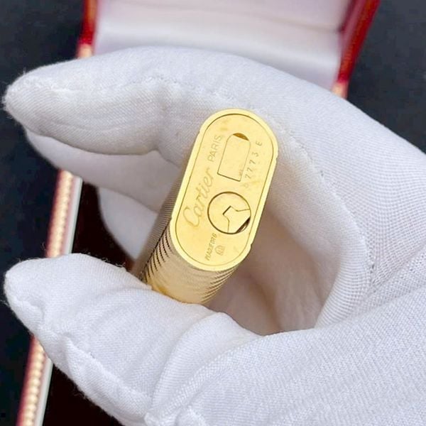 Cartier Chính Hãng Bọc Vàng Vân Tròn  CA24