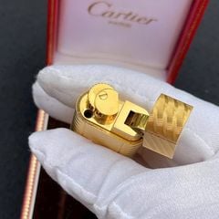 Cartier Chính Hãng Bọc Vàng Vân Tròn  CA24