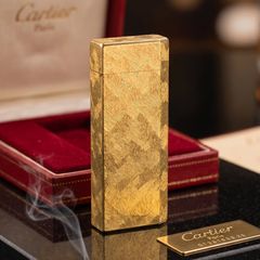 Bọc vàng Cartier vân xước 5 cạnh CA07