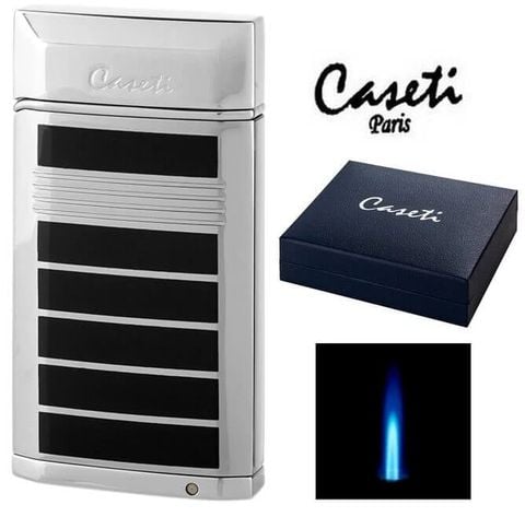Bật Lửa Cigar Caseti CA246 Lửa Khò Turbo Tích Hợp Đục Cigar 8mm