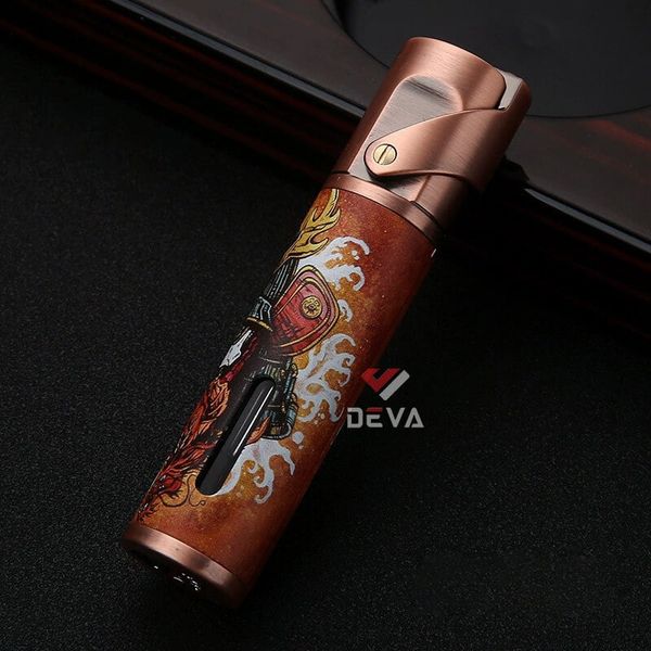 Bật lửa chính hãng Honest khò 1 tia có ô cửa quan sát gas BCZ 853