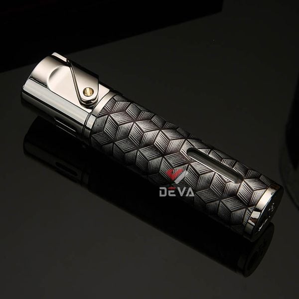 Bật lửa chính hãng Honest khò 1 tia có ô cửa quan sát gas BCZ 853