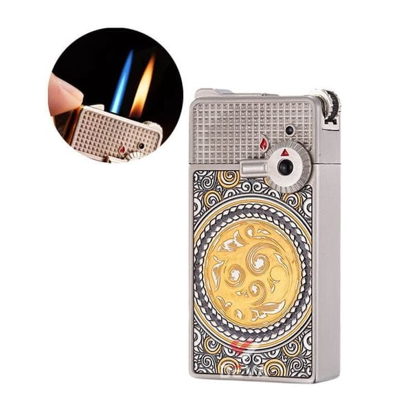 Bật lửa gas Jobon 2 kiểu  lửa kèm khóa gas an toàn ZB-219