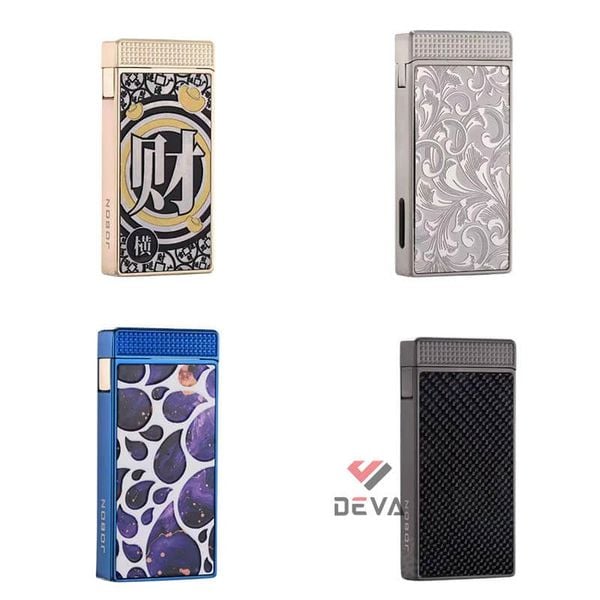 Bật lửa gas Jobon khò mảnh 1 tia có ô cửa quan sát gas ZB-301