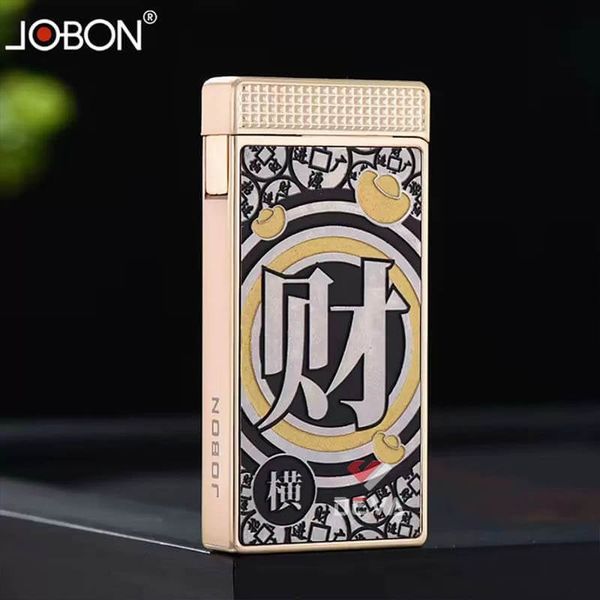 Bật lửa gas Jobon khò mảnh 1 tia có ô cửa quan sát gas ZB-301