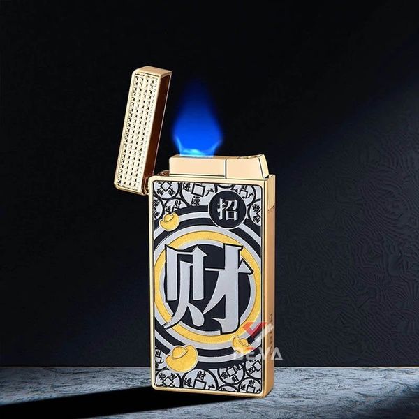 Bật lửa gas Jobon khò mảnh 1 tia có ô cửa quan sát gas ZB-301