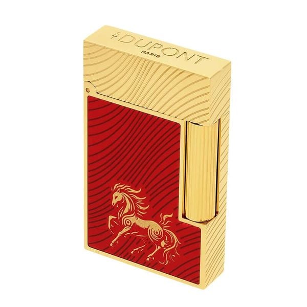 S.T. Dupont Ligne 2 Red Horse Ngựa 2026 – Lửa Đôi Cao Cấp
