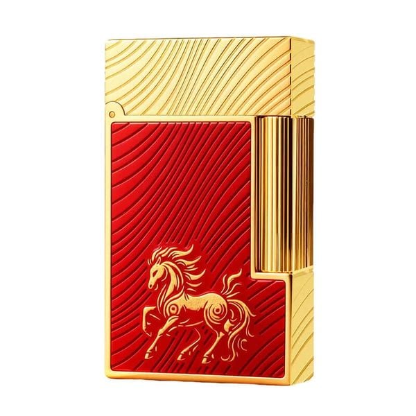 S.T. Dupont Ligne 2 Red Horse Ngựa 2026 – Lửa Đôi Cao Cấp