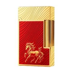 S.T. Dupont Ligne 2 Red Horse Ngựa 2026 – Lửa Đôi Cao Cấp