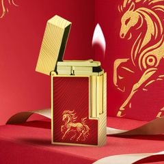 S.T. Dupont Ligne 2 Red Horse Ngựa 2026 – Lửa Đôi Cao Cấp