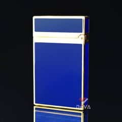 Dupont Hồng Kông Sơn Mài Xanh Trơn Viền Mỏng D37