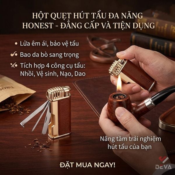 Bật lửa hút tẩu Honest BCZ 381