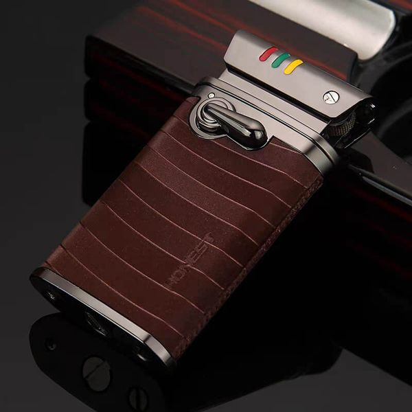 Bật lửa xăng đá chính hãng Honest cần gạt đánh lửa tự động BCZ809