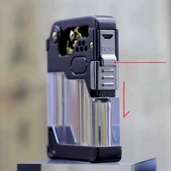 Bật lửa xăng đá chính hãng Zorro bình xăng lộ thiên có khoá an toàn Z833