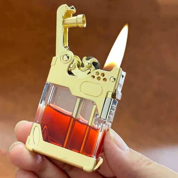 Bật lửa xăng đá chính hãng Zorro bình xăng lộ thiên có khoá an toàn Z833