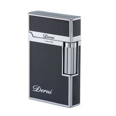 Bật lửa gas đá chính hãng Derui sơn mài in Logo DR1009