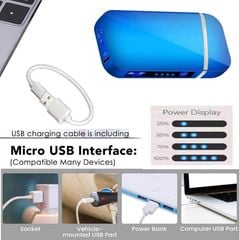 Bật lửa sạc điện cao cấp 2 tia lửa BLD01