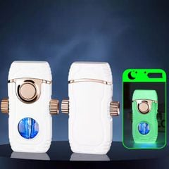 Bật lửa gas đá 2 kiểu lửa trục xoay xoay Fifget Spiner TH-638