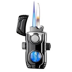 Bật lửa gas đá 2 kiểu lửa trục xoay xoay Fifget Spiner TH-638