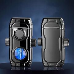 Bật lửa gas đá 2 kiểu lửa trục xoay xoay Fifget Spiner TH-638